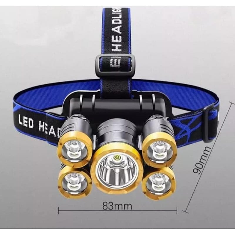 lampa za glavu sa LED diodama — u upotrebi