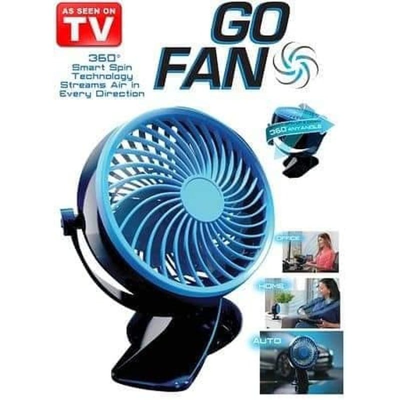 ventilator sa punjivom baterijom — pakovanje