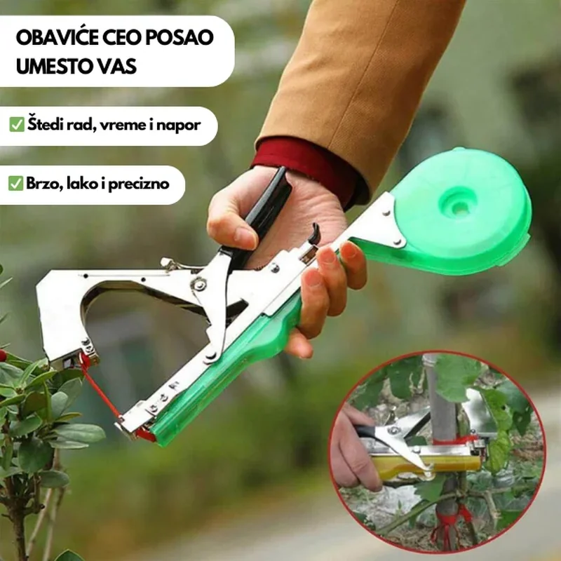 vezačica za vezivanje biljaka vezačica za vezivanje biljaka — u upotrebi