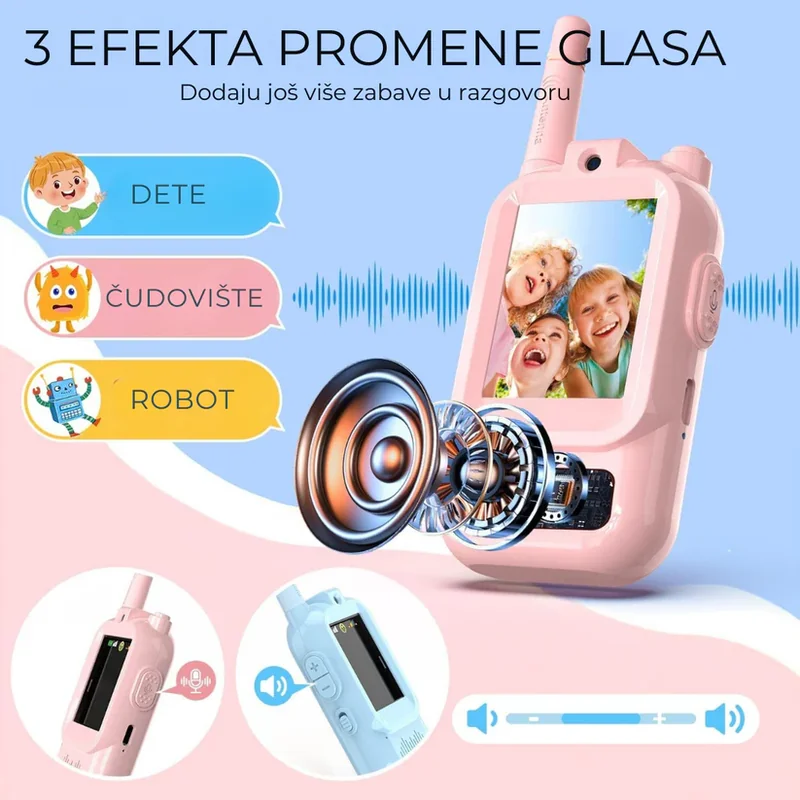 video voki-toki set za decu — detalji