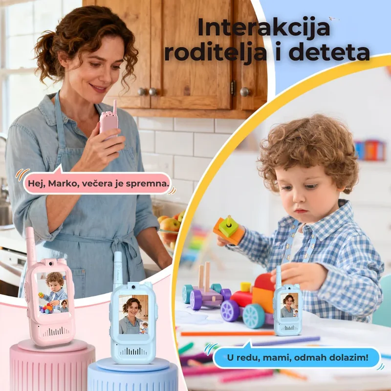 video voki-toki set za decu — pakovanje