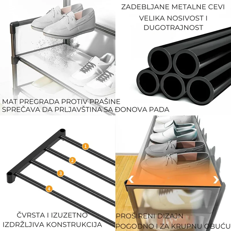 višenamenski cipelarnik 3-u-1 — u upotrebi
