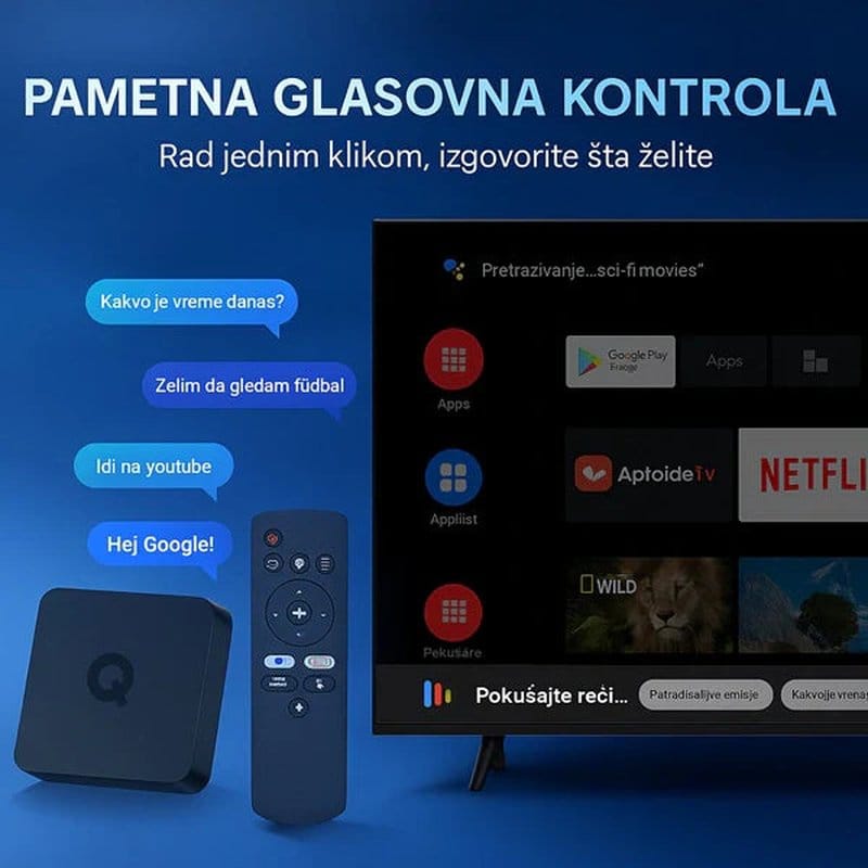 Android TV Box 8K — u upotrebi