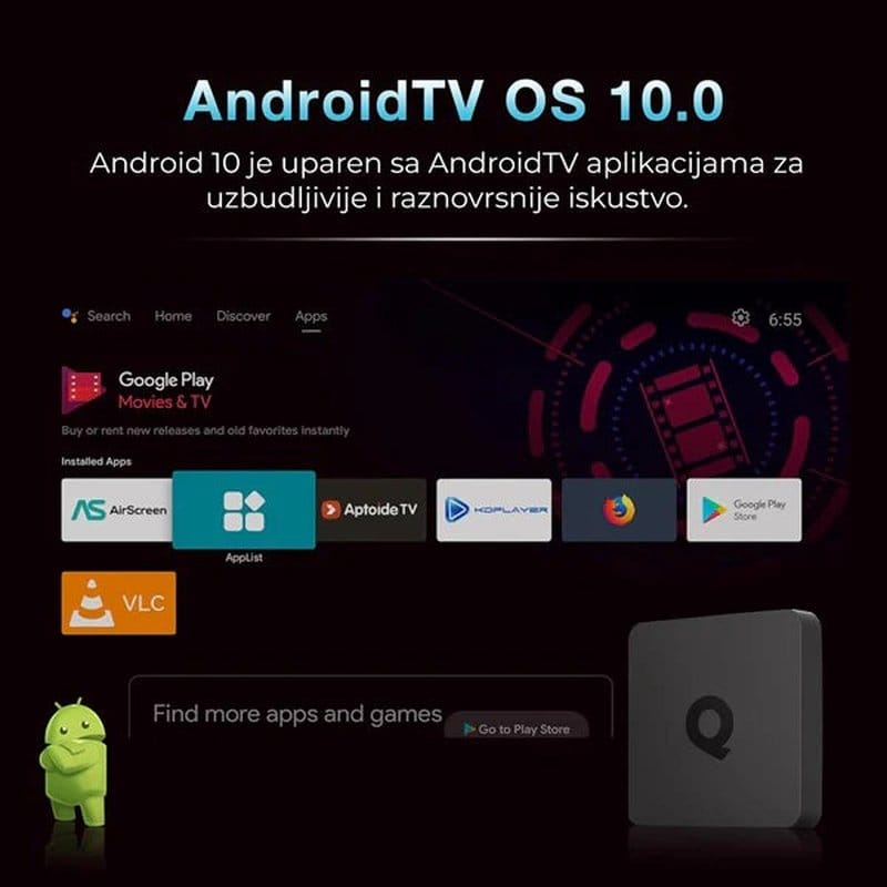 Android TV Box 8K — detalji