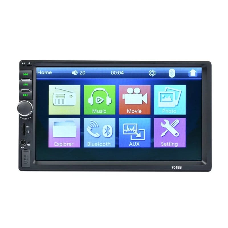 auto radio 2DIN 7 inci — prednja strana