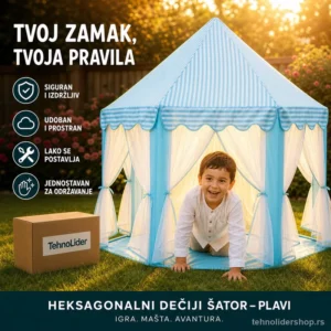 Bajkoviti šator – zamak za Dečake