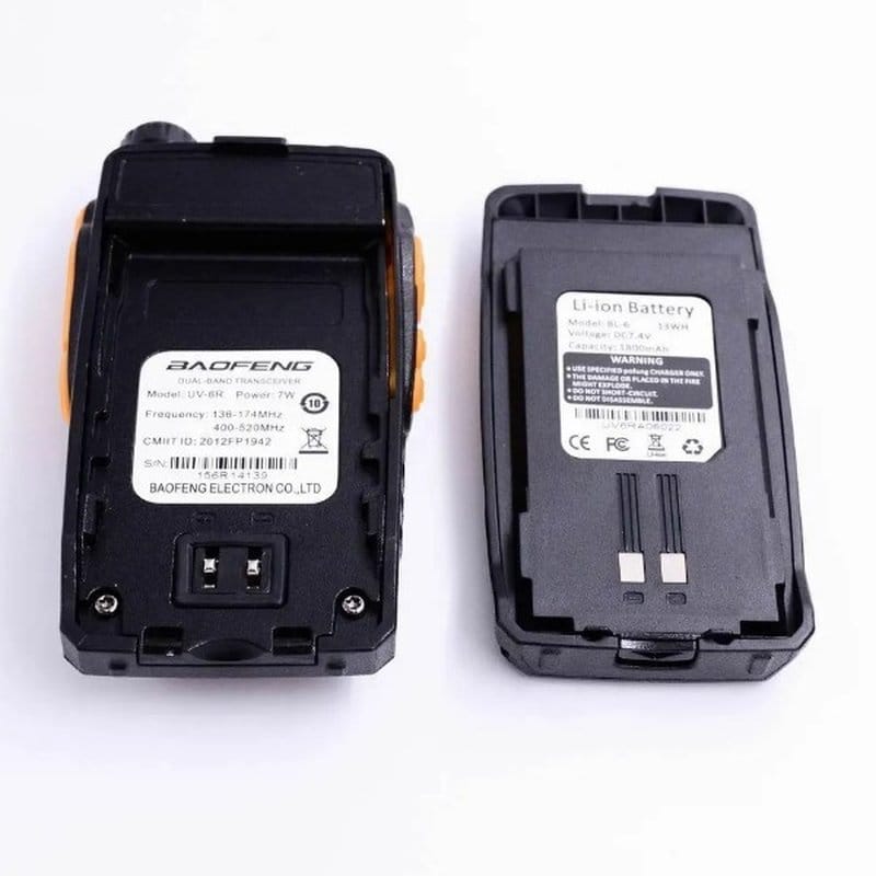 Baofeng UV-6R toki voki — pakovanje