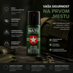 biber sprej za samoodbranu 1+1 gratis — prednja strana