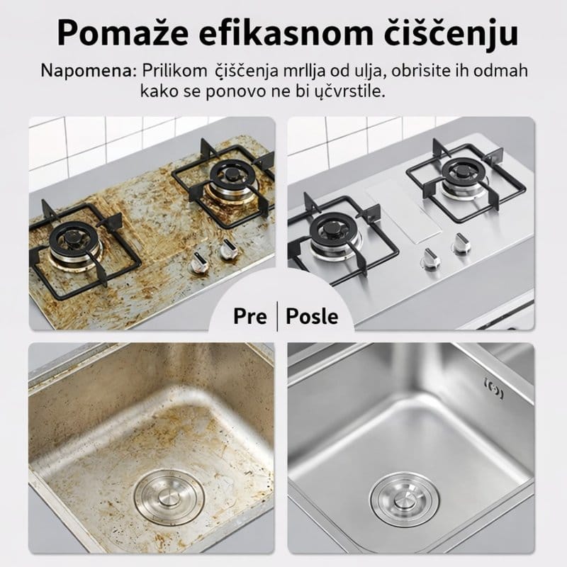 digitalni paročistač sa 6 brzina — u upotrebi
