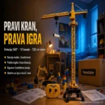 Dizalica igracka Kran za decu na dalhinsko upravljanje