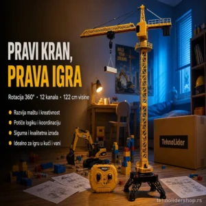 Dizalica igracka Kran za decu na dalhinsko upravljanje