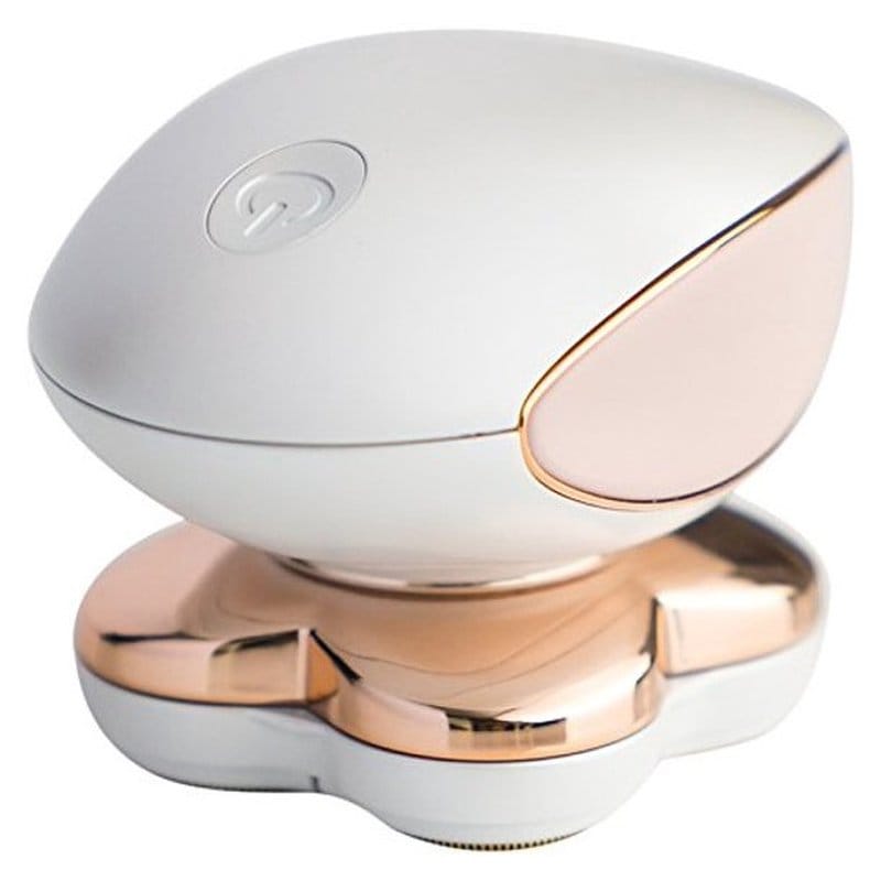 električni epilator za noge — u upotrebi
