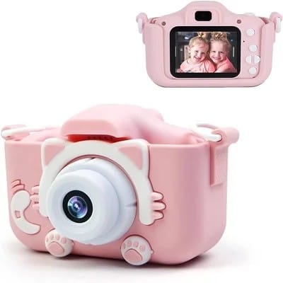 fotoaparat za decu roze — detalji
