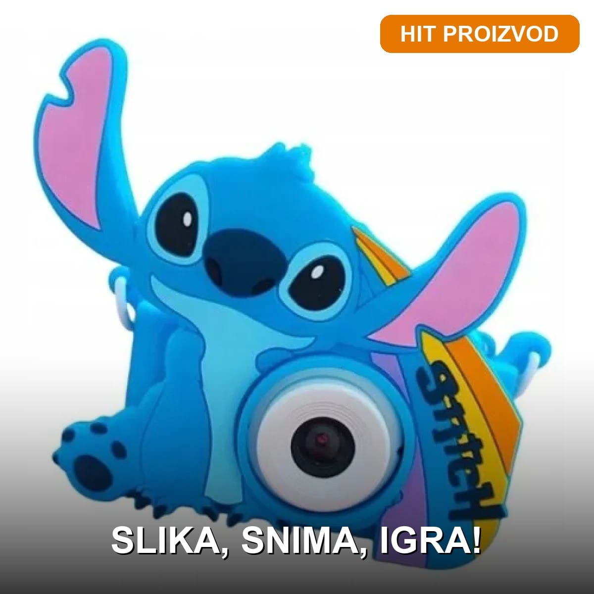 Fotoaparat za decu Stitch — digitalna kamera za decu sa Stitch dizajnom