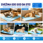 hladna prostirka za pse — u upotrebi