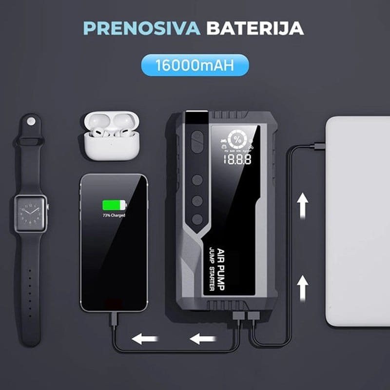 jump starter za kola jump starter za kola — prednja strana