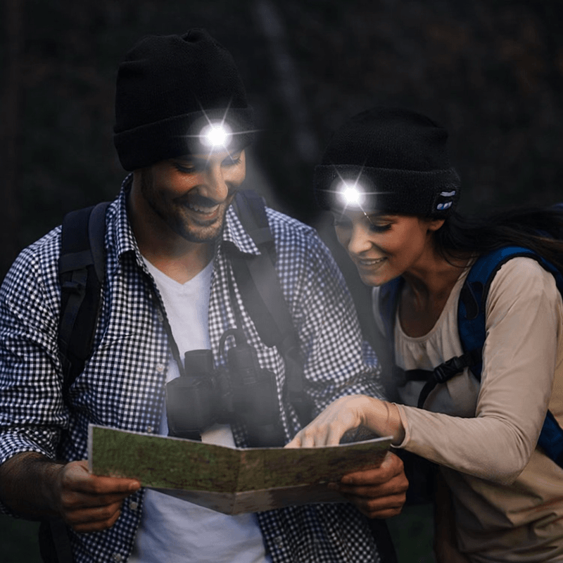 kapa sa LED svetlom — u upotrebi