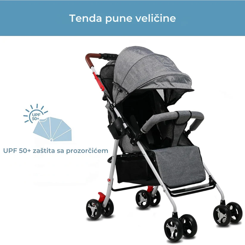 kolica za bebe 2u1 — prednja strana