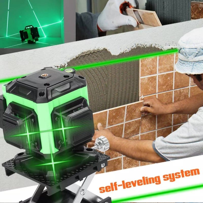 laser za nivelaciju 4D 16 linija — u upotrebi