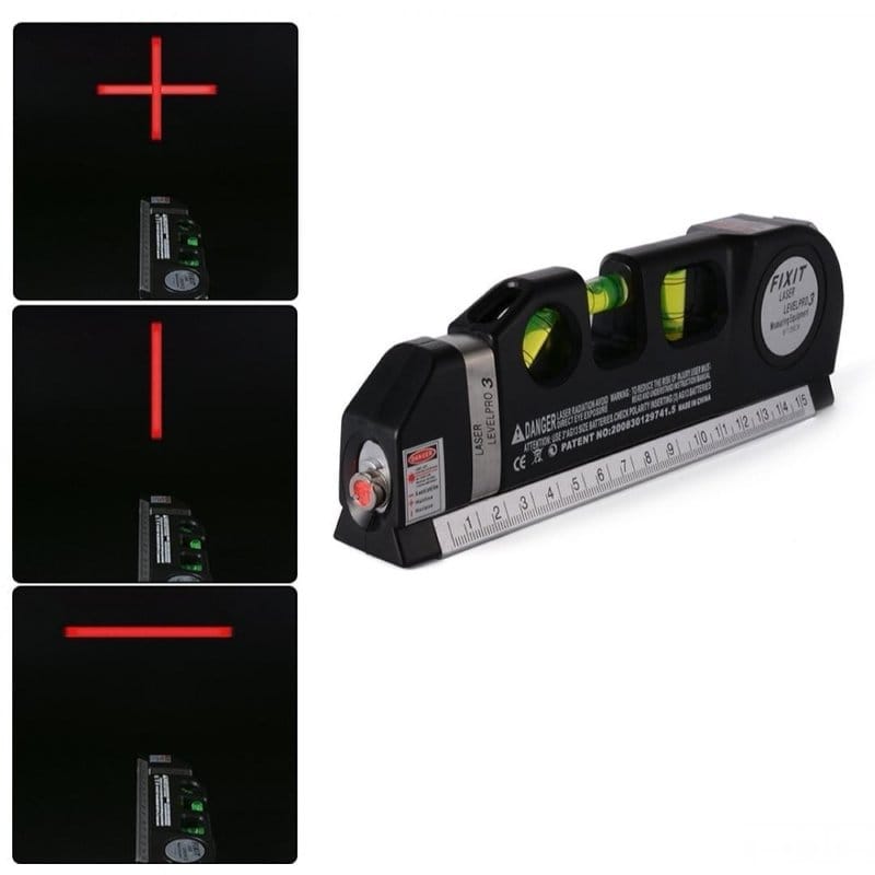 laserska libela 3 u 1 — detalji