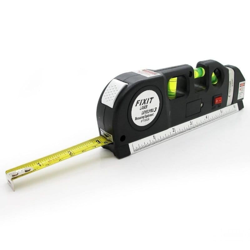 laserska libela 3 u 1 — u upotrebi