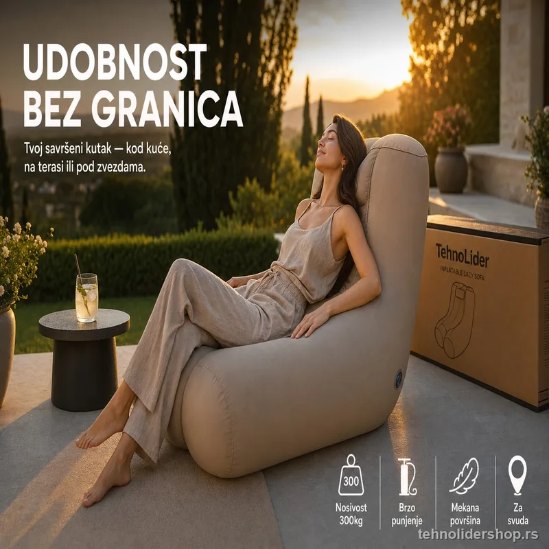 Lazy sofa - Sofa na naduvavanje Lazy sofa - Sofa na naduvavanje