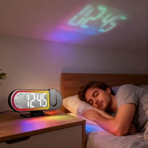 LED digitalni sat sa projekcijom