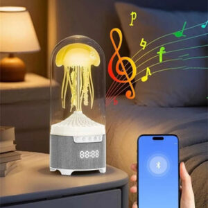 LED Lampa Meduza sa Bluetooth Zvučnikom i satom