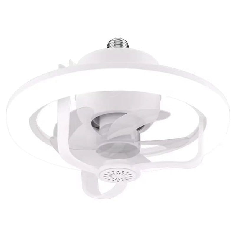 luster sa ventilatorom LED — prednja strana