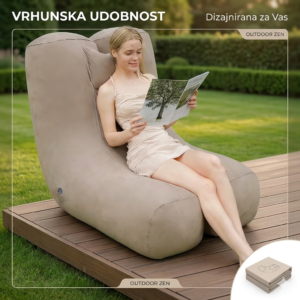 Moderna Fotelja u Obliku Stopala | Vrhunska Udobnost za Dnevnu Sobu