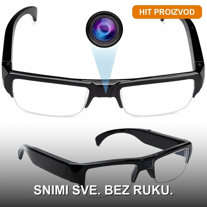 naočare sa kamerom Full HD naočare sa kamerom Full HD — prednja strana