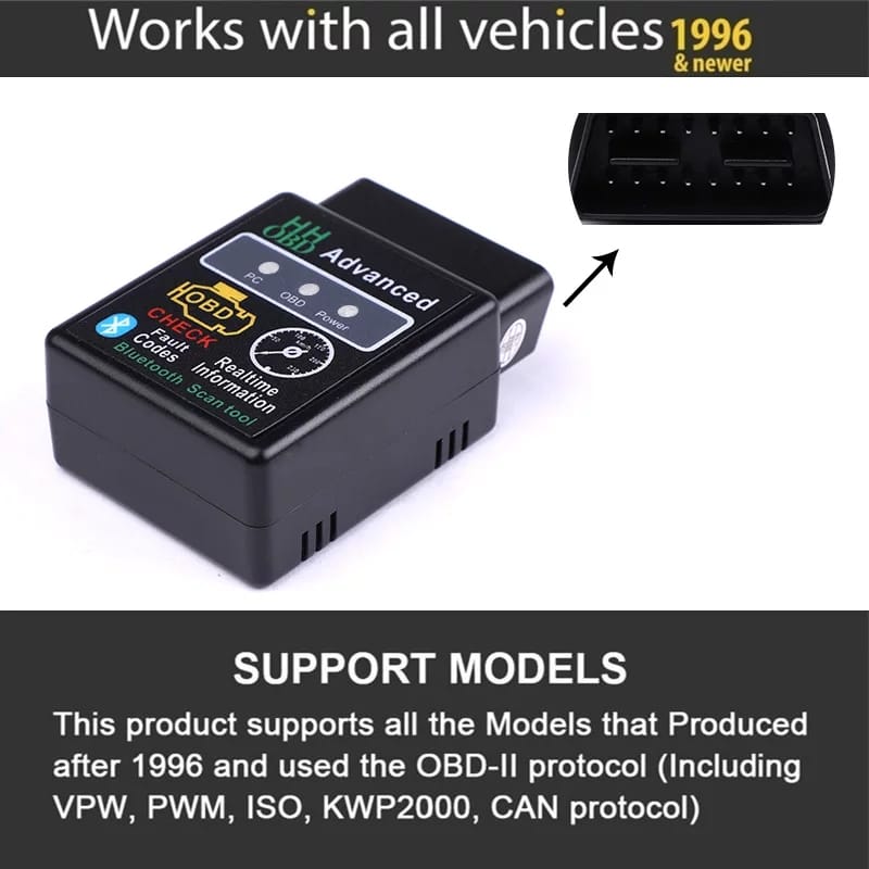 OBD2 dijagnostika za auto OBD2 dijagnostika za auto — prednja strana