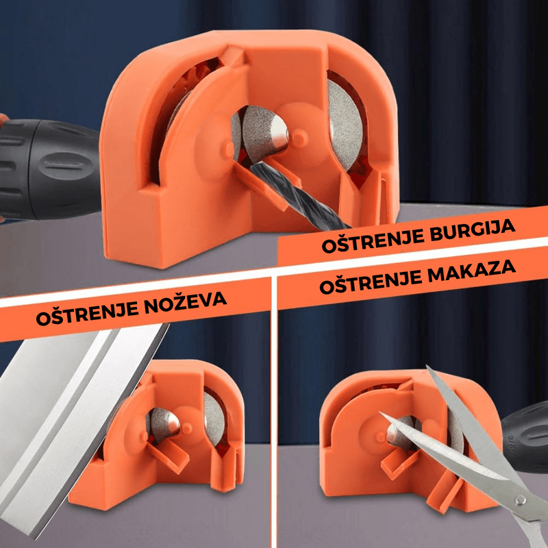 oštrač burgija — detalji