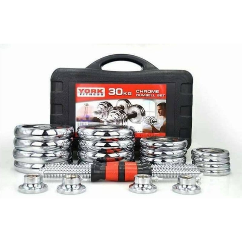 podesive bučice 30kg — prednja strana