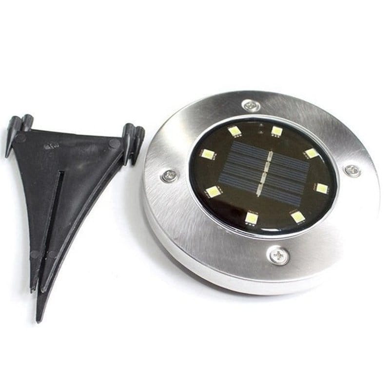 podne solarne lampe za dvorište — u upotrebi