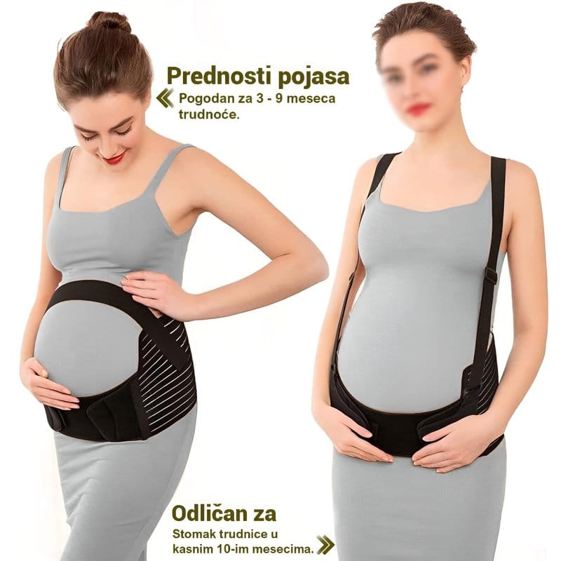pojas za trudnice sa tregerima — u upotrebi