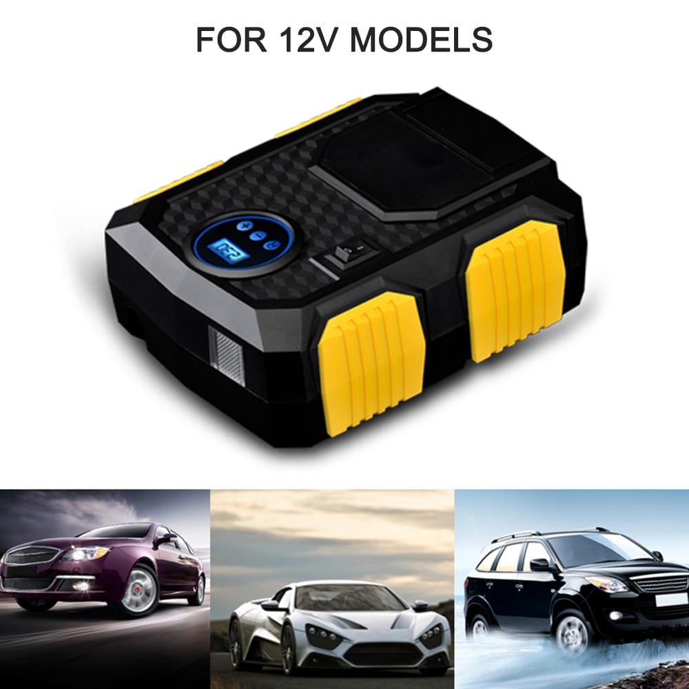 prenosivi kompresor za auto — prednja strana