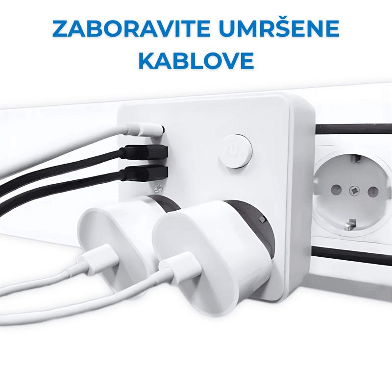 produžni kabl sa USB punjačem produžni kabl sa USB punjačem — u upotrebi