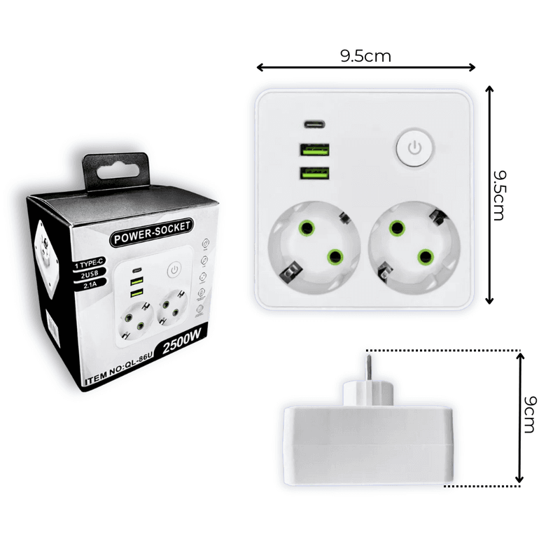 produžni kabl sa USB punjačem produžni kabl sa USB punjačem — detalji