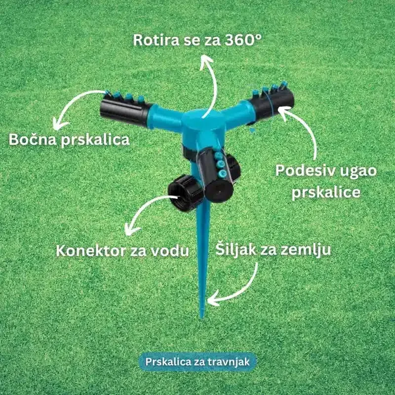 prskalica za travnjak — detalji