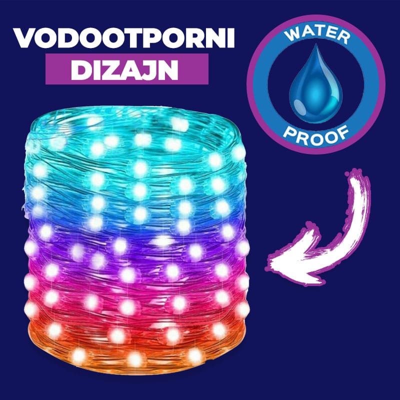 RGB lampice za jelku 10m RGB lampice za jelku 10m — prednja strana