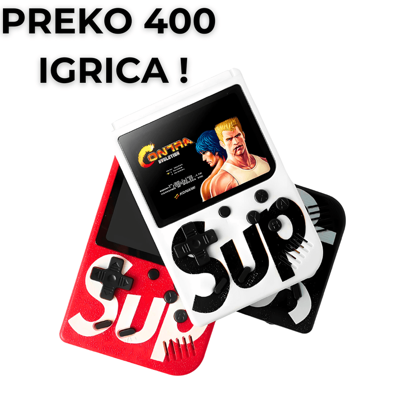 retro prenosiva konzola 400 igara — u upotrebi