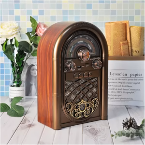 Retro radio Bluetooth zvučnik R-1950BTL — u upotrebi