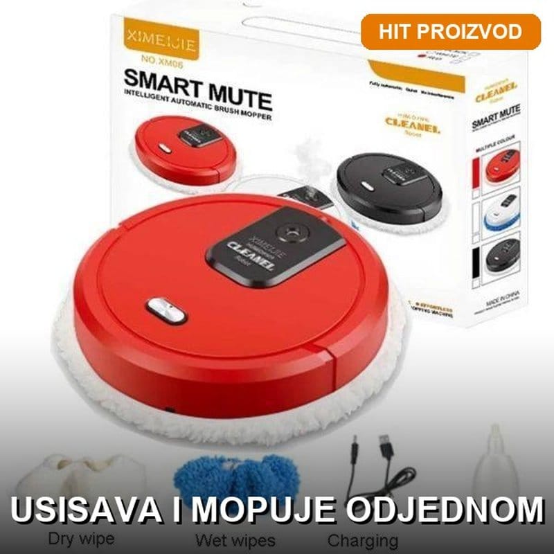 robot usisivač 2 u 1 robot usisivač 2 u 1 — prednja strana