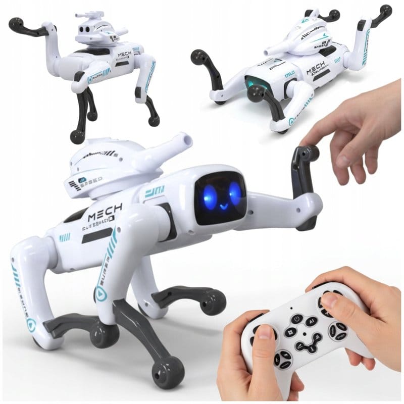robotski pas na daljinsko upravljanje — prednja strana