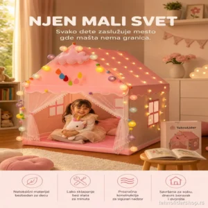Šator/Kućica za decu – Roze