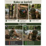 sklopiva stolica sa torbom — detalji