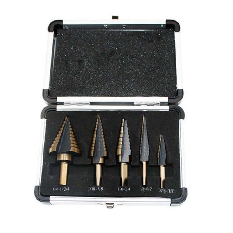 stepenaste burgije jelkice set — detalji