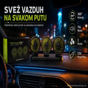 Ventilator za auto trostruki