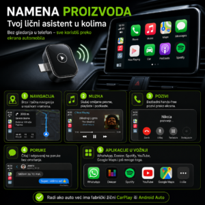 wireless apple carplay & — prednja strana